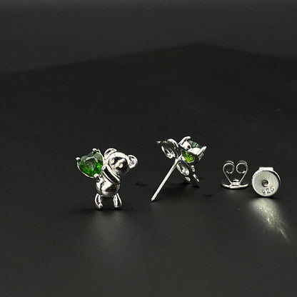 Earrings | Diopside