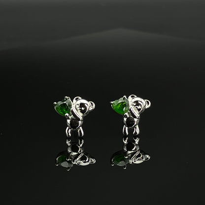 Earrings | Diopside