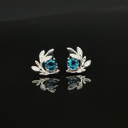 Earrings | Blue Topaz