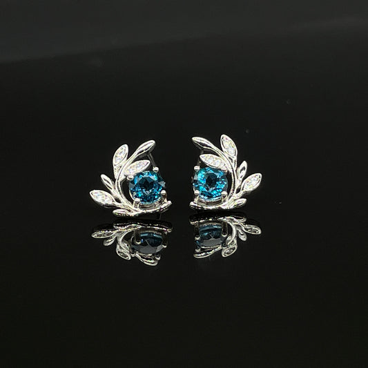 Earrings | Blue Topaz