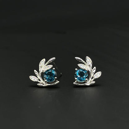 Earrings | Blue Topaz