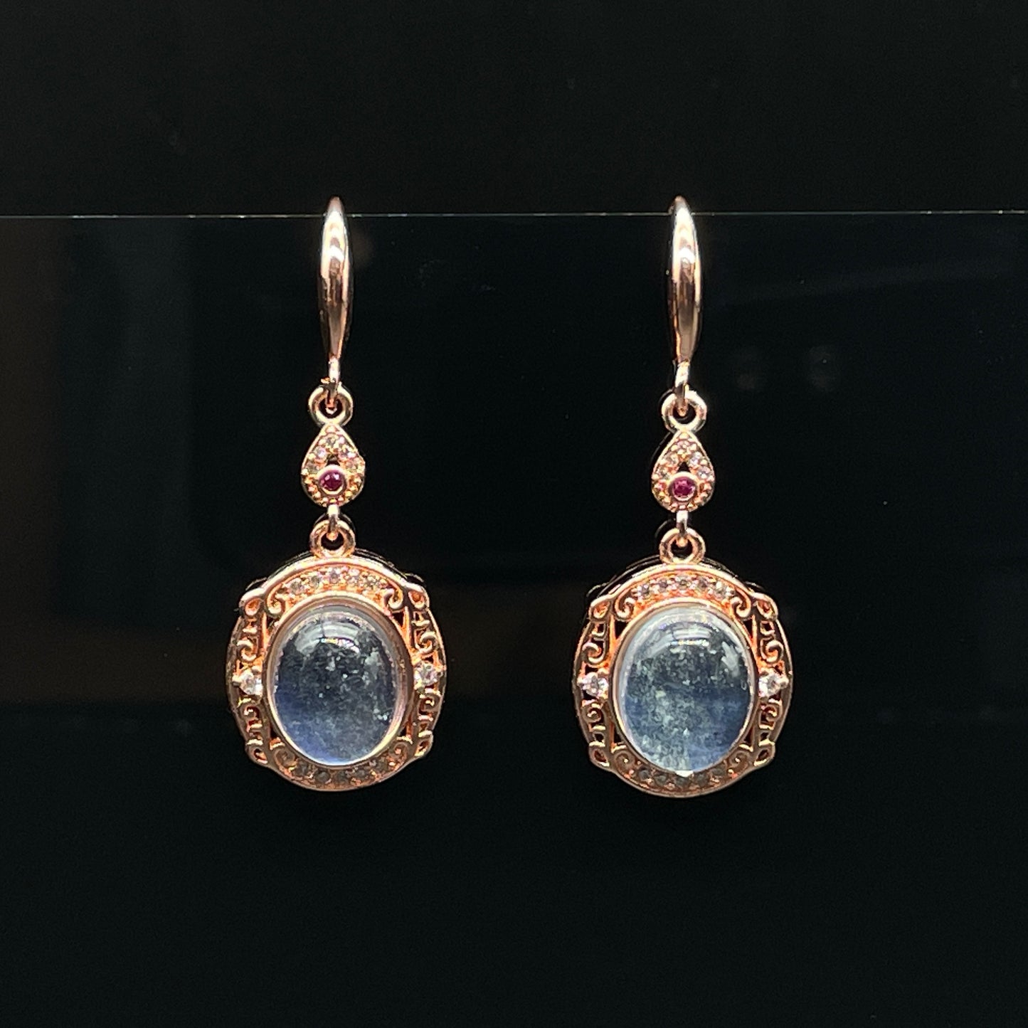 Earrings｜Aquamarine