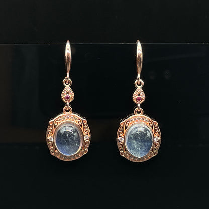 Earrings｜Aquamarine