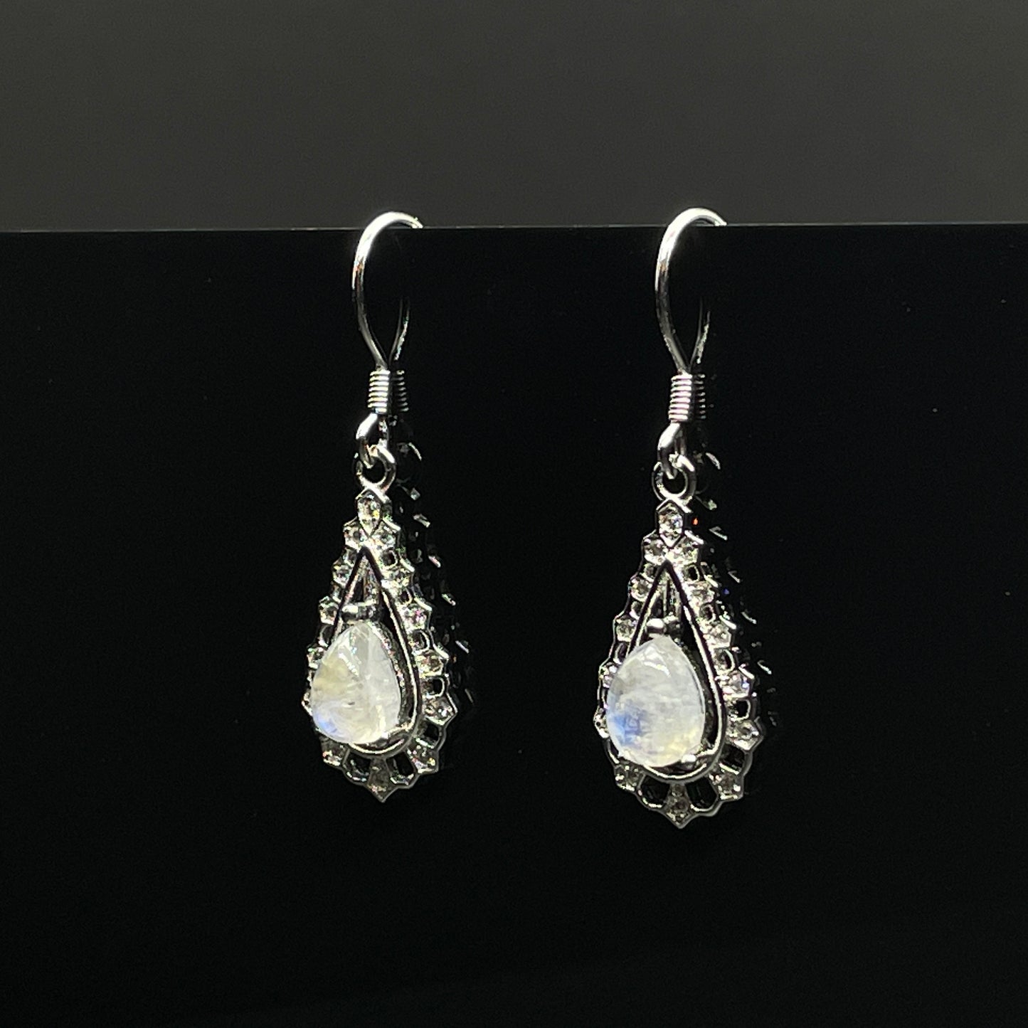 Earrings | Blue Moonstone