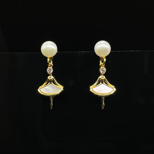 Earrings | Fresh Water Pearl | Mother of Pearl