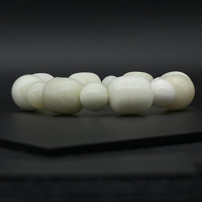 Bracelet | White Nephrite Jade