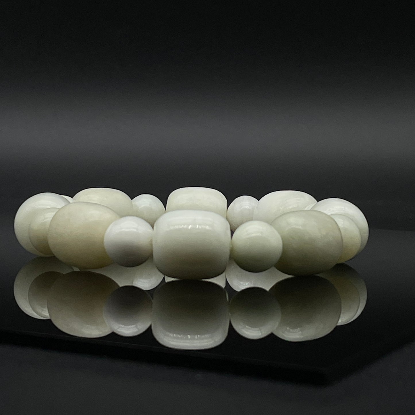 Bracelet | White Nephrite Jade